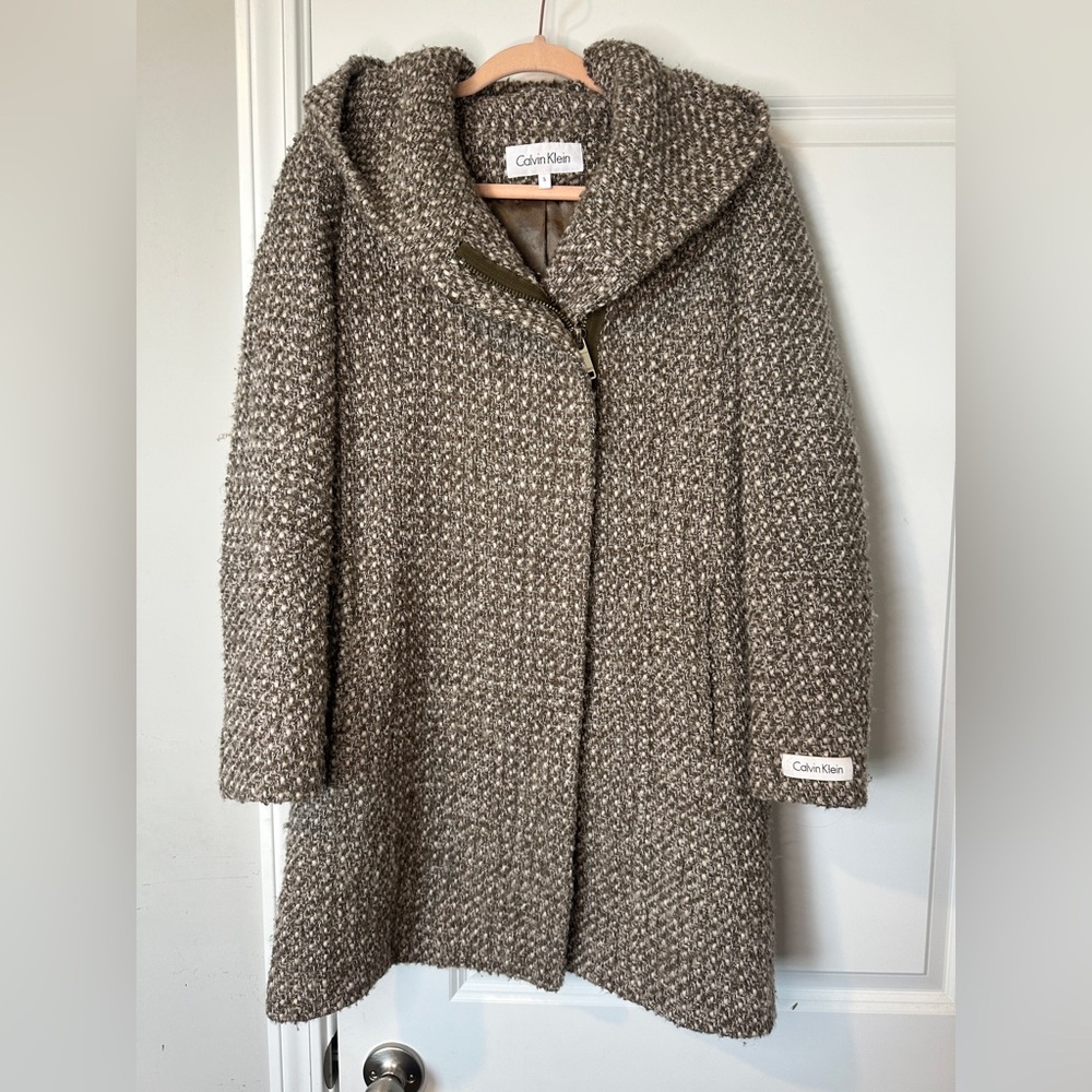 Calvin Klein Women's Tan Teddy Jacket